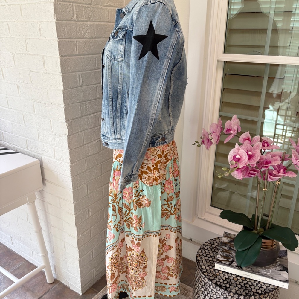 Farm Rio Floral Skirt for Anthropologie Size M NWT - Picture 5 of 8